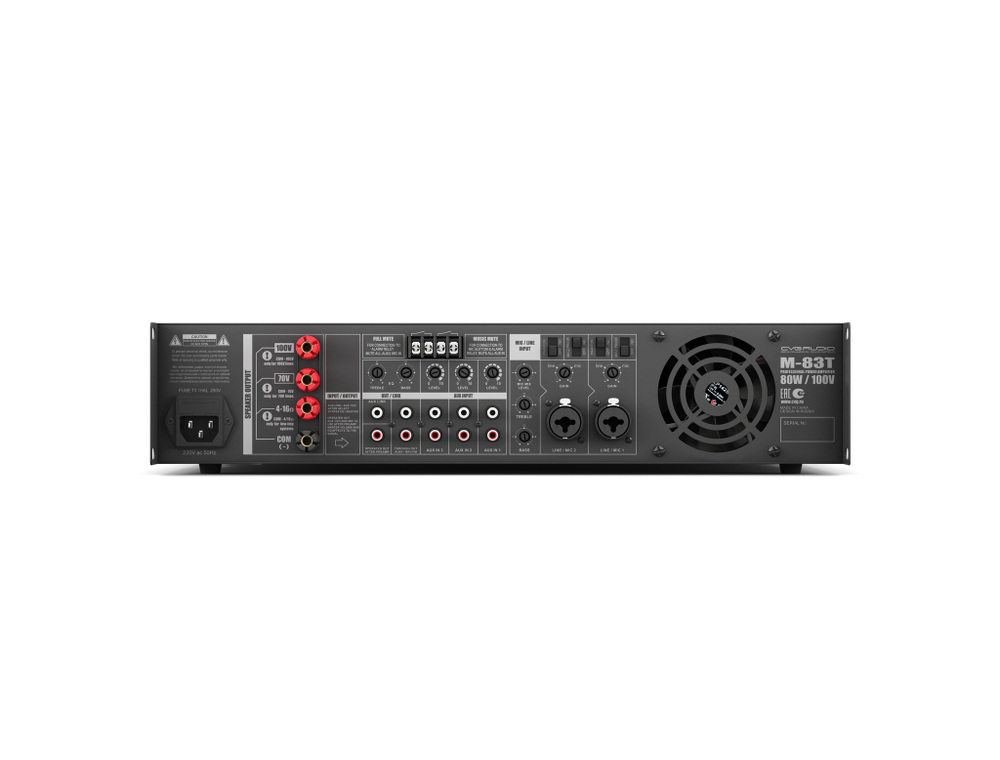CVGAUDIO M-83T усилитель для фоновой музыки 100V
