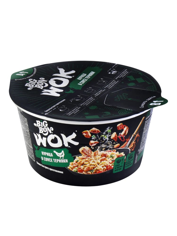 Лапша Big Bon WOK Курица терияки 85 г