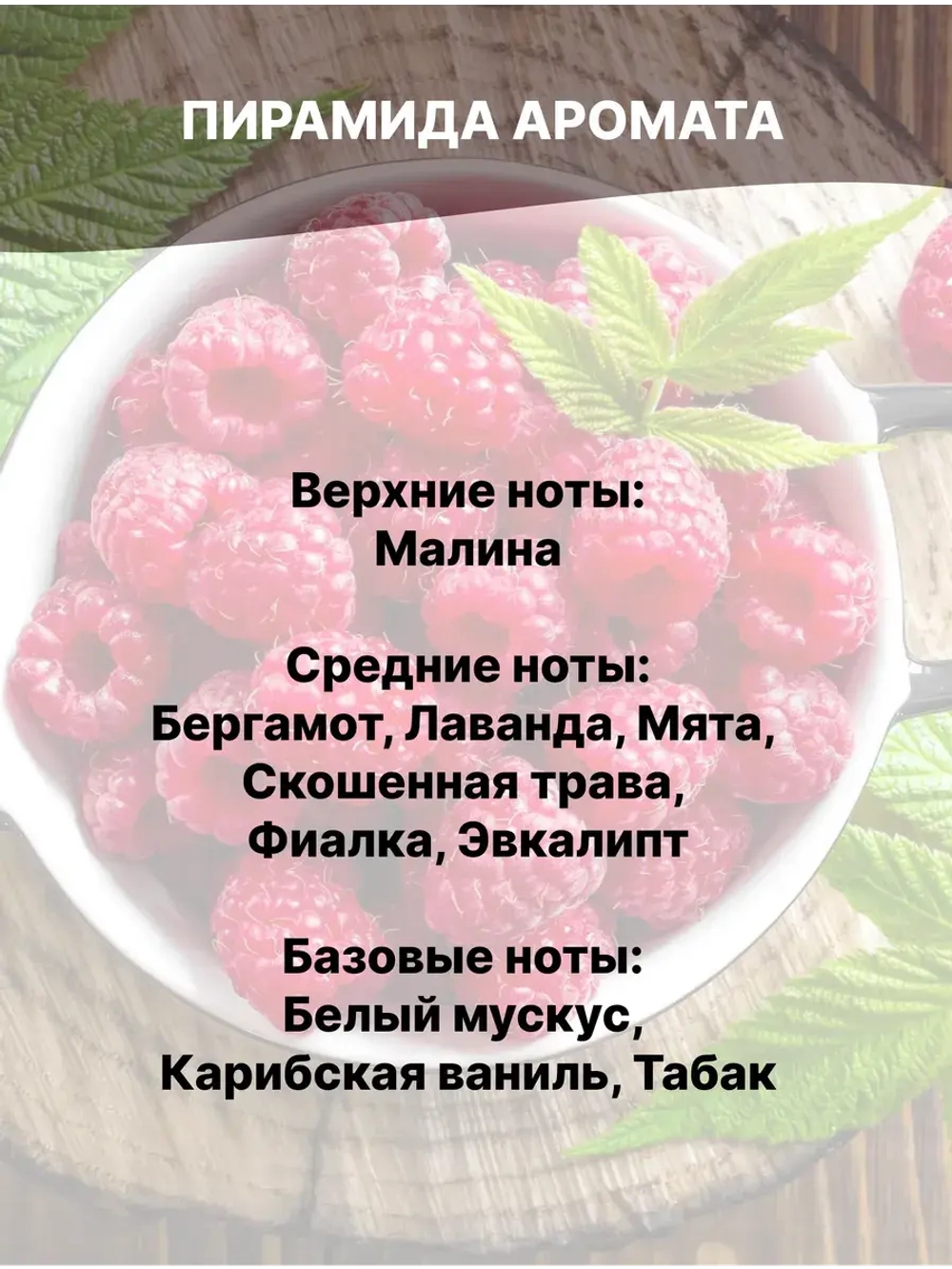 Отдушка Малина и зелень 100 гр