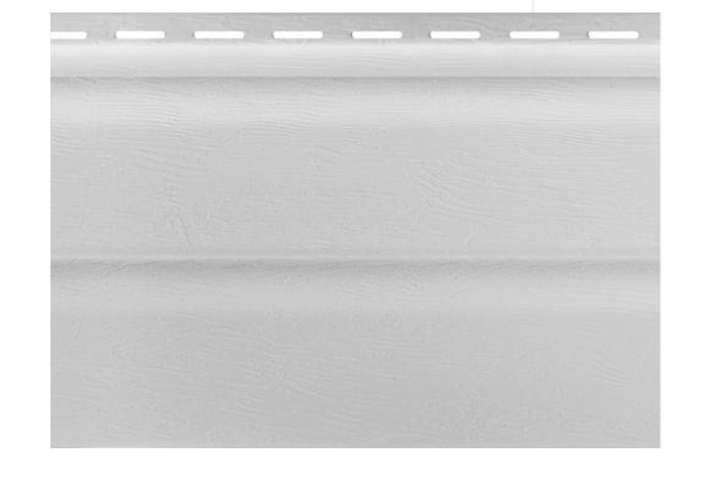 Сайдинг виниловый FineBer Standart Classic Color белый 3660х205мм