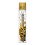 Карандаш чернографитный (набор) круглый ОПП ТМ (HB) 10х2 шт, ассорти Metallic shine, ВКФ 2P-1612