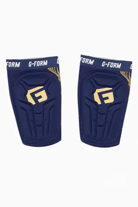 Футбольные щитки G-Form V2 - темно-синий