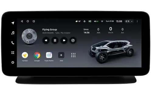 Магнитола для Mercedes-Benz CLS-класс (C219) 2011-2012 NTG 4.0 - Teyes LUX ONE монитор 12.3", Android 10, Быстрая, CarPlay, 4G SIM-слот