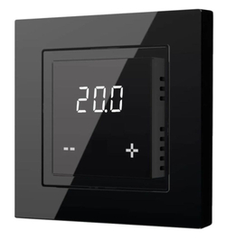 Терморегулятор/термостат программируемый Shtein X4.44 черный в рамки Schneider Electric Atlas Design