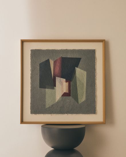 Картина Veluni из переработанной бумаги 60 x 60 см