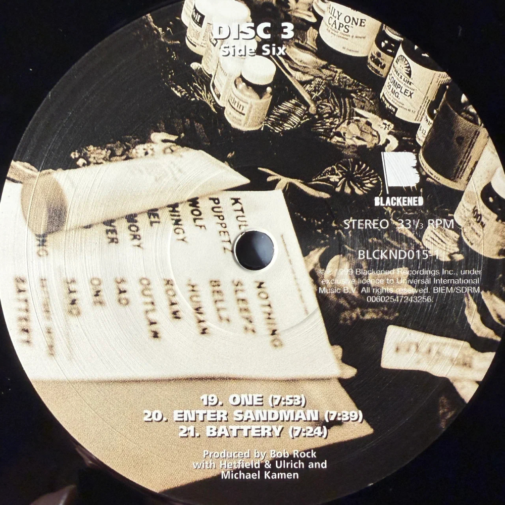 Metallica With Michael Kamen Conducting The San Francisco Symphony Orchestra ‎– S&M 3LP (Европа 2015г.)