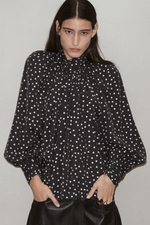 Блуза с рукавами-баллонами - H&M