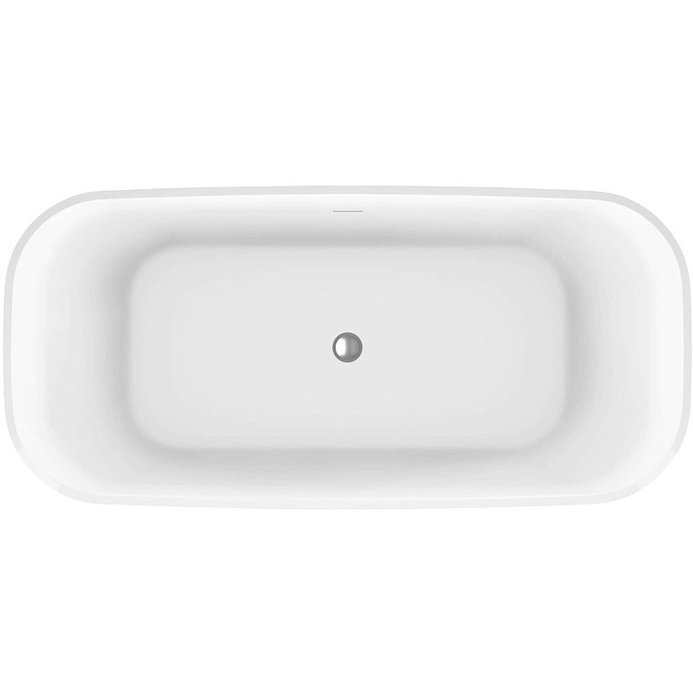 Акриловая ванна BelBagno Due 170x80 BB702-1700-800-K без гидромассажа