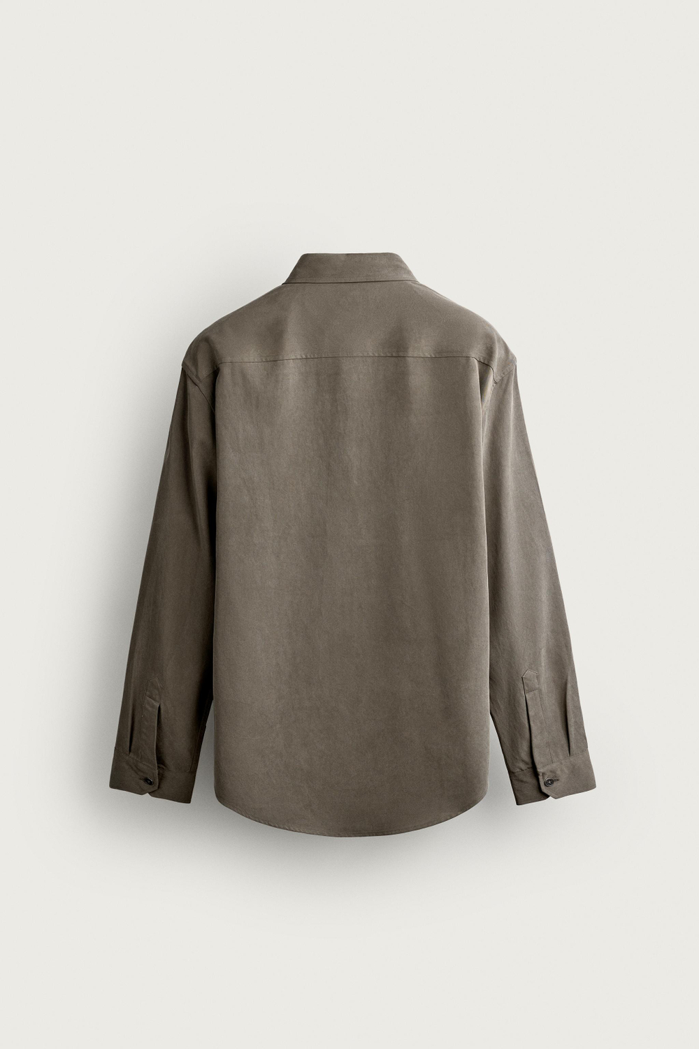 РУБАШКА RELAXED FIT ИЗ СТРУЯЩЕЙСЯ ТКАНИ — ZARA · 3715/840