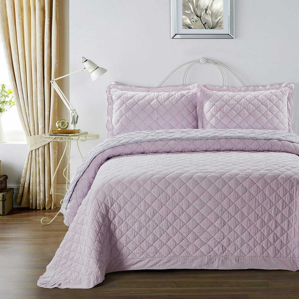 Покрывало 250х260 и 2 декоративные наволочки Arya home Ross