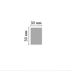 Молдинг Decomaster ECO LINE D049-1634 30х50х2900 мм
