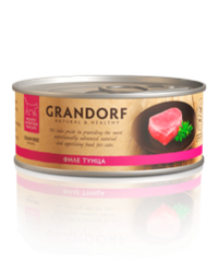 Grandorf 70г Влажный корм для кошек Tuna, беззерновой, филе тунца