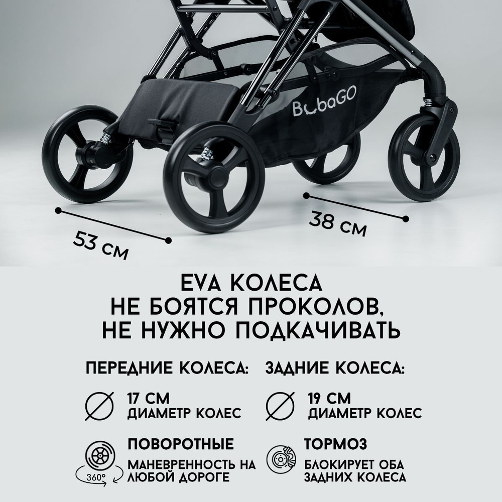Прогулочная коляска BubaGO Axi