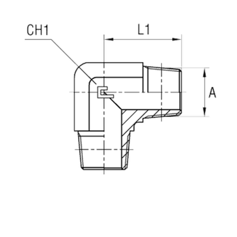 Соединение P90 BSPT 3/4 - BSPT 3/4