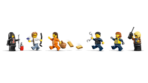 Конструктор LEGO City 60508 Police Train Heist