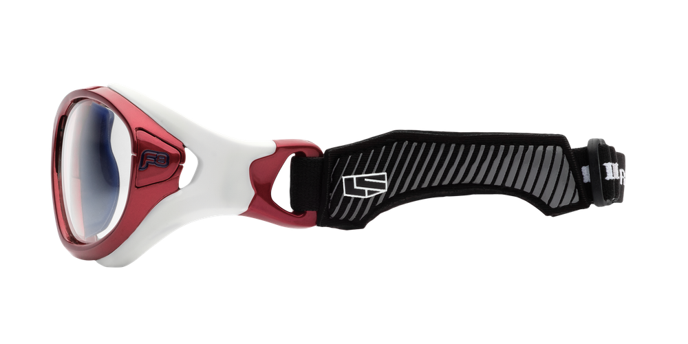 Спортивные очки с диоптриями Rec Specs / Helmet Spex XL / Shiny Crimson White