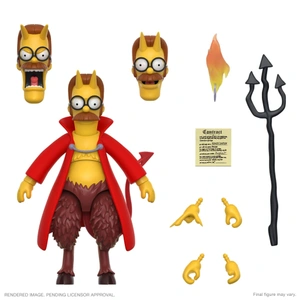 Фигурка Super7 - The Simpsons Devil Flanders Wave 4