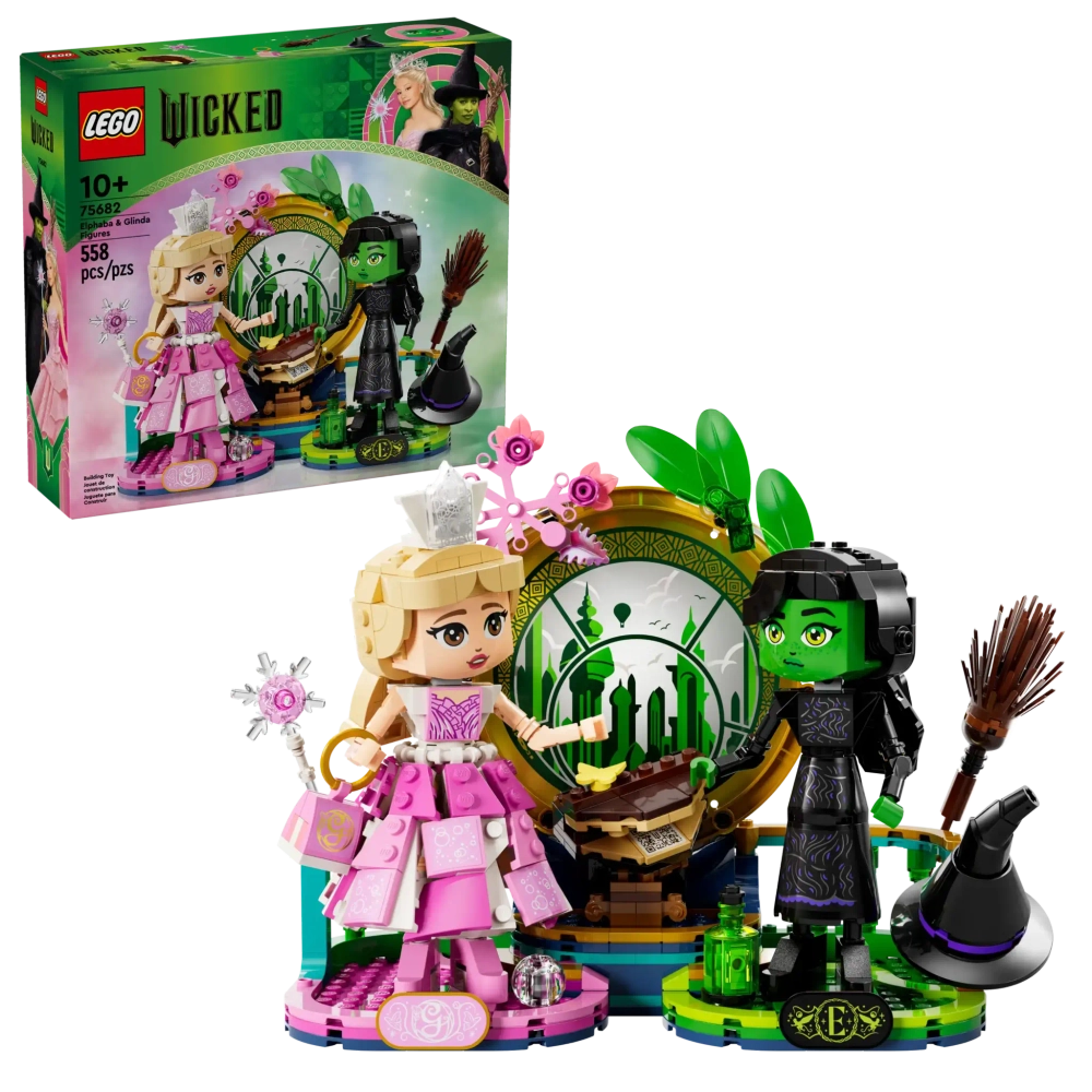 Конструктор LEGO Wicked 75682 Фигуры Глинды и Эльфабы