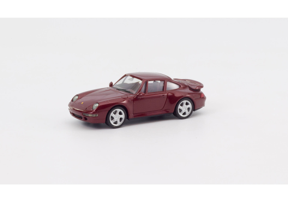Автомобиль Porsche 911 Turbo (993), красный металлик