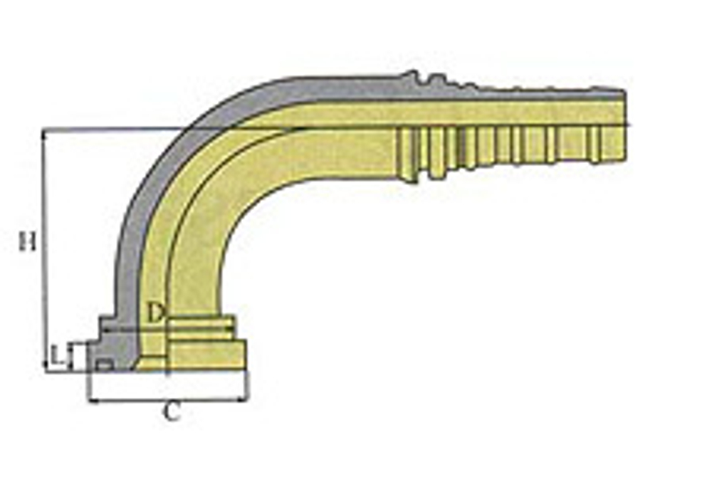 Фитинг DN 20 SFL 3/4 38.1 (90) Interlock