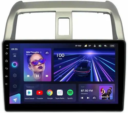 Магнитола для Honda Airwave 2005-2010 - Teyes CC3 монитор 9" QLED на Android 10, Быстрая, CarPlay, 4G SIM-слот
