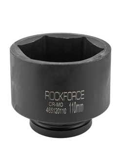 Головка ударная глубокая 1'', 110мм (6гр.) RockForce RF-485120110