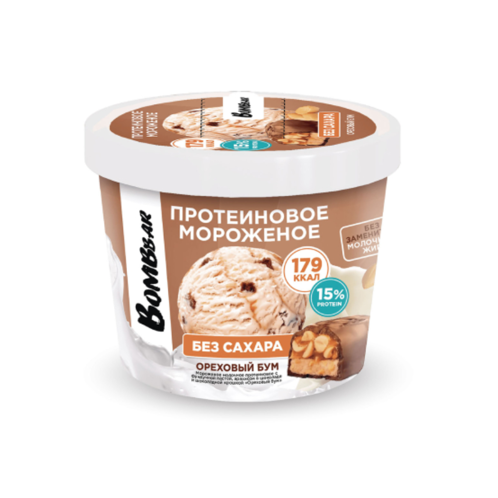 Мороженое Bombbar Protein Ореховый Бум 150 гр