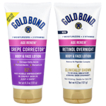 Gold Bond, Age Renew® Duo, дневной и ночной лосьон для тела и лица, 2 флакона по 121 г (4,3 унции)