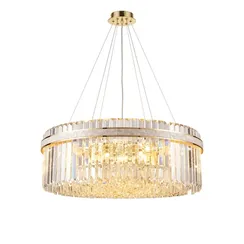 Люстра подвесная NewRgy NWK108-ф800*H280(1200) H GOLD, 18×40 Вт, золотая