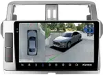 Магнитола для Toyota Land Cruiser Prado 150 2014-2017 - Teyes CC3-2K-360 на Android 10, Быстрая, 2K QLED, CarPlay, 4G SIM-слот, 4 камеры в комплекте