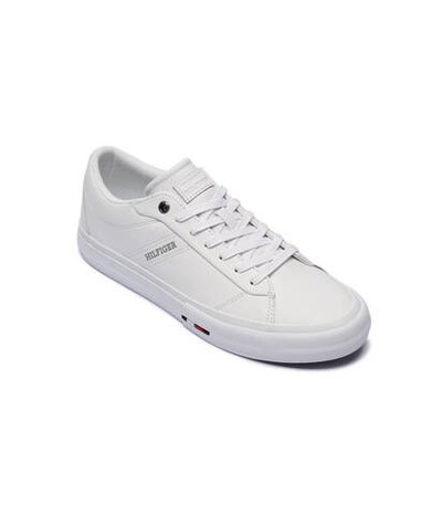 Кожаные кроссовки Tommy Hilfiger - белый(FM0FM05201)