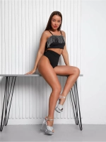 Стрипы единички на каблуке 15 см