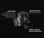 Рюкзак PGYTECH OnePro Flex 30L + Camera Insert M, цвет Space Black