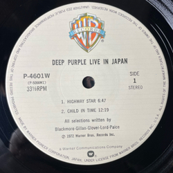 Винтажная виниловая пластинка Deep Purple Live In Japan (Japan 1979) (No Obi) Strange Kind Of Woman