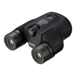 Бинокль PENTAX Papilio III 6.5x21 WR черный - фронтальный ракурс, два объектива видны