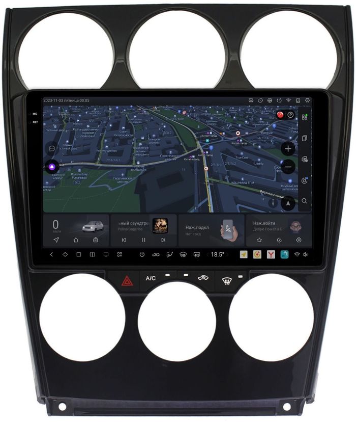 Магнитола для Mazda 6 2002-2007 - Kuberg DUDU7 SF-9506-C QLed+2K, Android 13, Быстрейшая, UIS7870 (DUDU7), CarPlay, SIM-слот