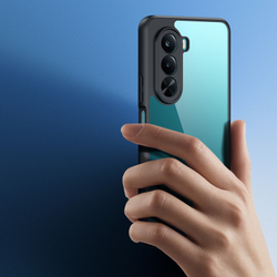 Чехол прозрачный с черными рамками для OnePlus Nord CE6 Lite, серия Aimo Series Case от Dux Ducis