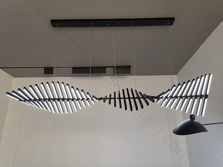 Pendant design lamp Rhythm by Vibia (Black)