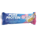 Pure Protein, батончики без глютена, со вкусом праздничного торта, 12 батончиков, 50 г (1,76 унции)