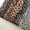Атлас-стрейч светлый леопард