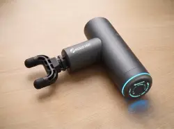 Перкуссионный массажёр Booster Mini с насадкой вилкой