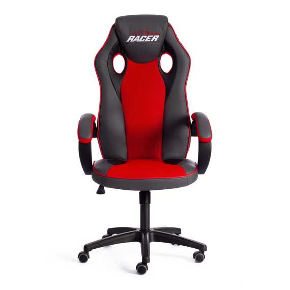 Кресло Рейсер Гт Нью/Racer Gt New кож/зам/ткань, металлик/красный, 36/08