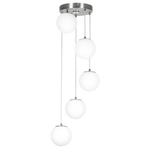 Citilux Адам Смарт CL228A051 RGB LED Умная каскадная люстра Матовый Хром
