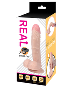Реалистичный фаллоимитатор и трусики для страпона Real Basic Toy 16 см