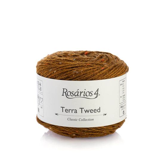 Пряжа ROSARIOS 4 Terra Tweed (97% меринос, 3% вискоза)