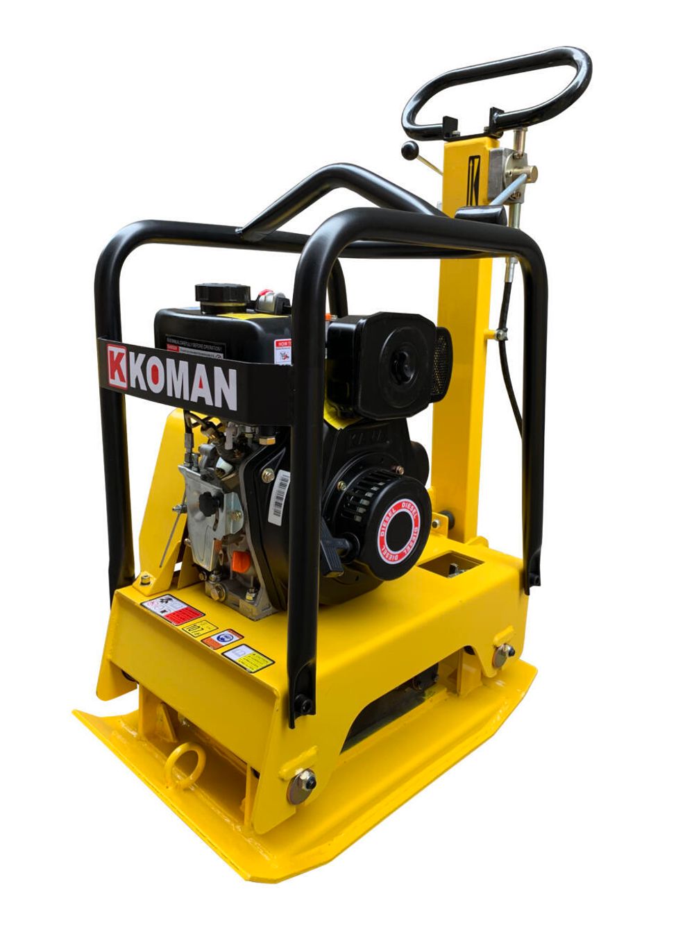 Виброплита реверсивная KOMAN MS125-1 дизельная - [137 кг / 25 кН / Hi-Earns 173FE]