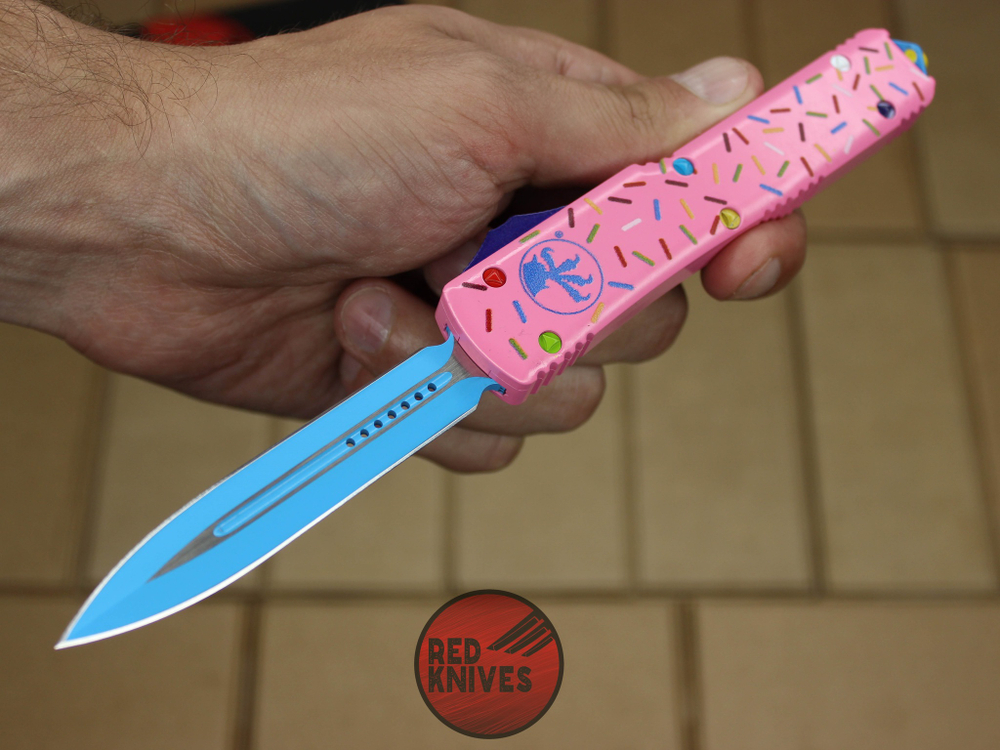 Нож Microtech Ultratech D/E А++ - пончик, кинжальный клинок + запчасти + запчасти RK-407