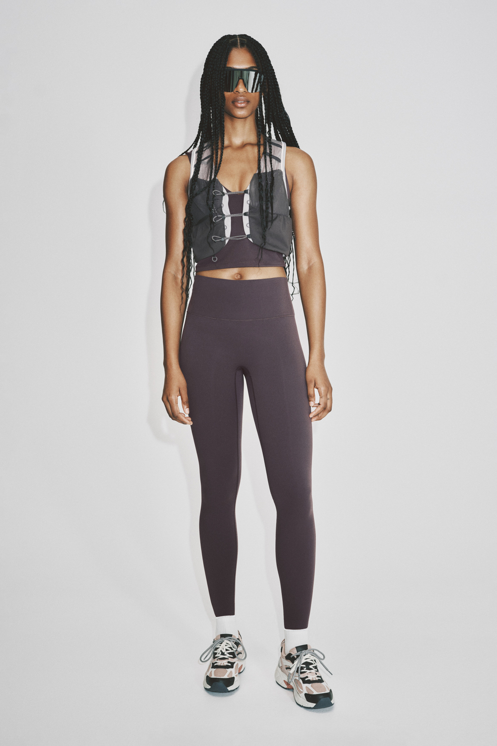 Спортивные леггинсы SculptMove™ с высокой посадкой - H&M