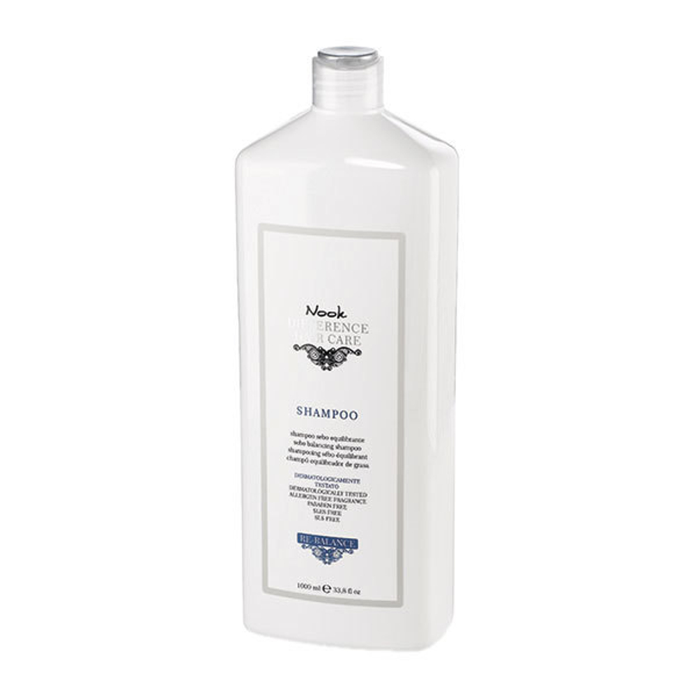 Шампунь для кожи головы склонной к жирности PH 5.0 Nook Difference Hair Care Re-Balance Shampoo 1000мл
