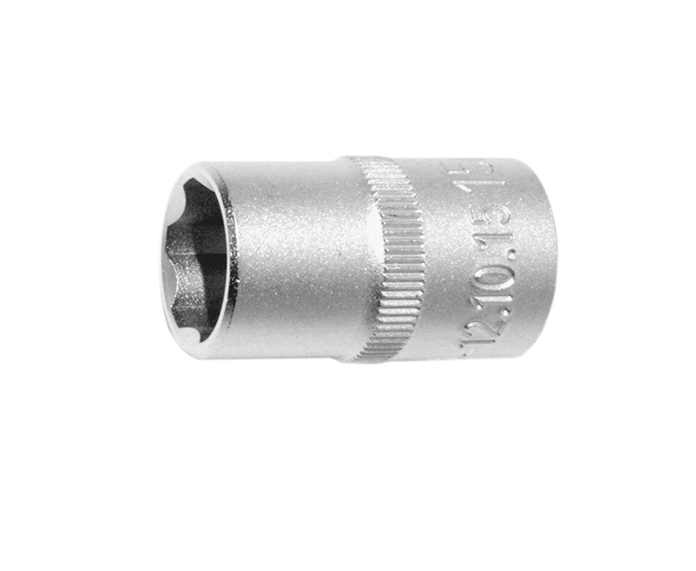 Торцевая головка короткая 1/2", 15 мм, СТАНКОИМПОРТ, CS-12.10.15